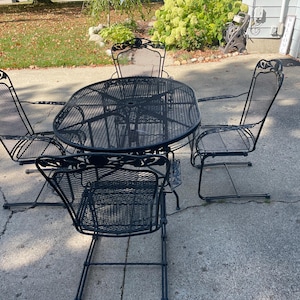 Wrought Iron Patio Set