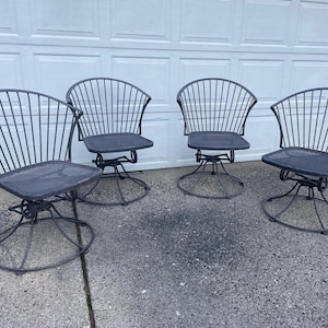 Wrought Iron Chairs Woodard Pinecrest