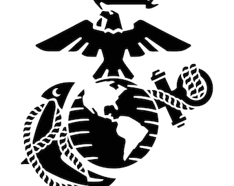 Us Marine Corps Design - Eagle, Globe, and Anchor | Digital Download SVG, PNG, PDF, dxf