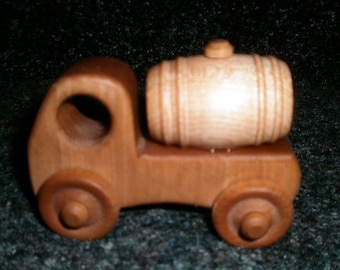 Wooden Tanker Truck Handcrafted