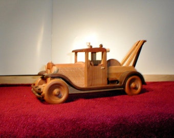 1929 Wrecker Handcrafted Wooden