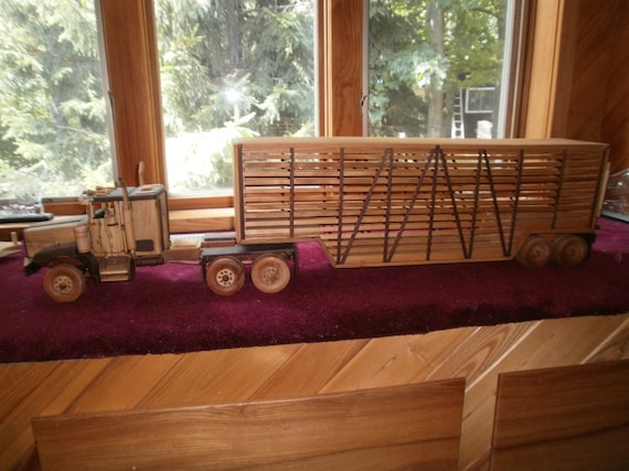 wooden cattle truck