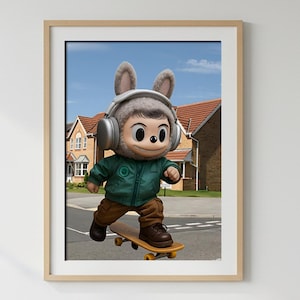 Labubu Skateboard - Etsy