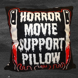 horror movie cushions for bed or couch - horror icons, art the clown, jason voorhees, michael myers, chucky etc