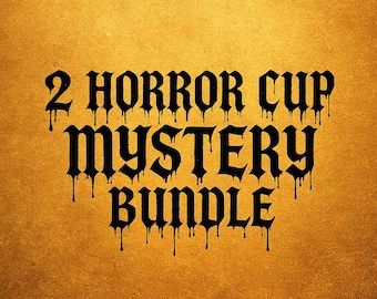 HORROR MYSTERY BUNDLE - 2 random horror cups
