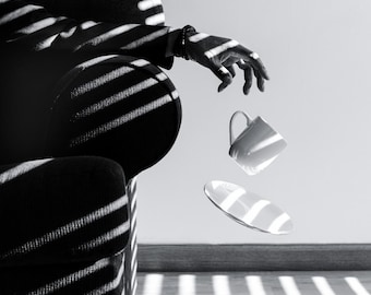 Falling Cup Fine Art Print, "Lapse"