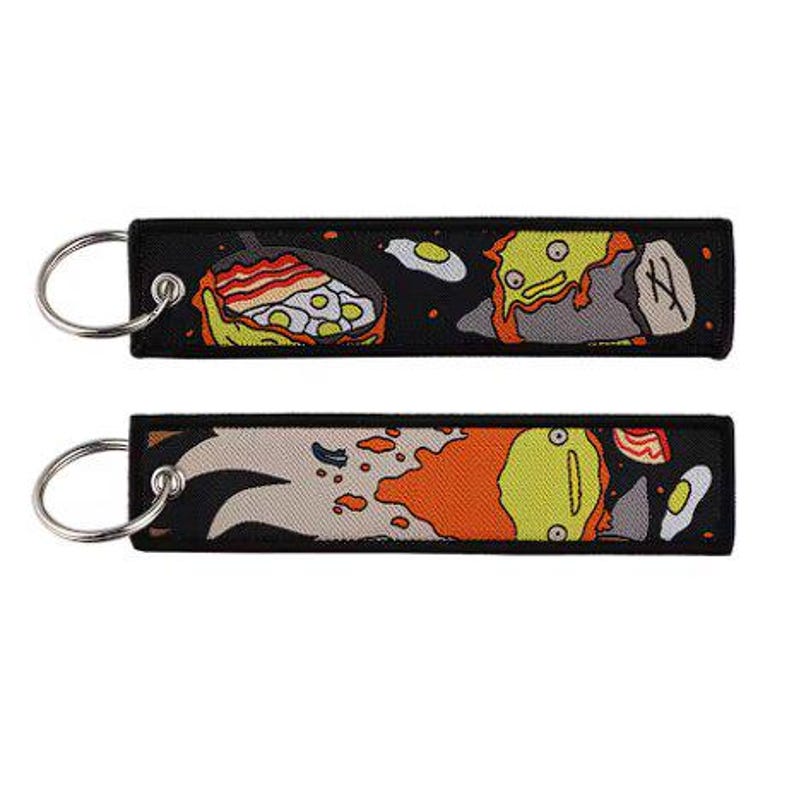 Embroidered Anime Keychain: Studio Ghibli Edition, Jet Tag Keychain Color: 14