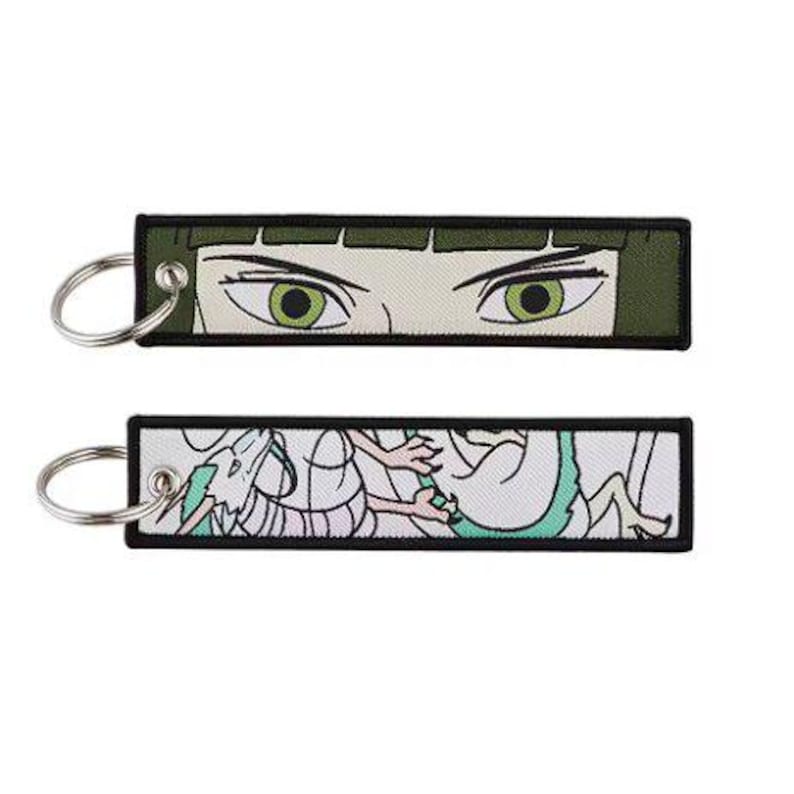 Embroidered Anime Keychain: Studio Ghibli Edition, Jet Tag Keychain Color: 13