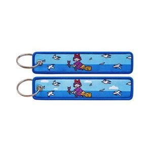 Embroidered Anime Keychain: Studio Ghibli Edition, Jet Tag Keychain Color: 19
