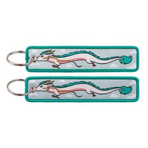 Embroidered Anime Keychain: Studio Ghibli Edition, Jet Tag Keychain Color: 6