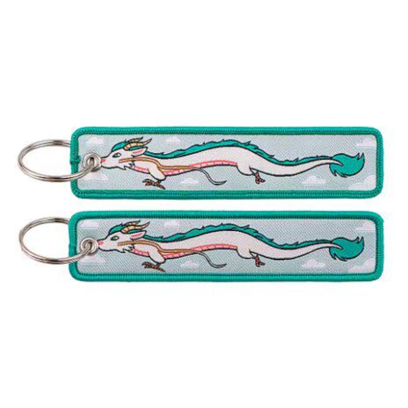 Embroidered Anime Keychain: Studio Ghibli Edition, Jet Tag Keychain Color: 6