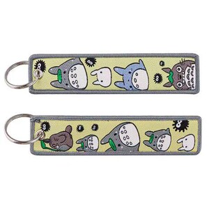 Embroidered Anime Keychain: Studio Ghibli Edition, Jet Tag Keychain Color: 18