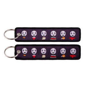 Embroidered Anime Keychain: Studio Ghibli Edition, Jet Tag Keychain Color: 7