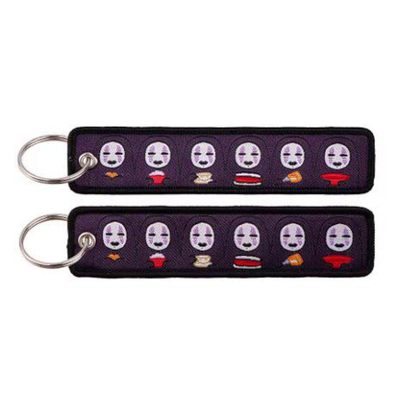 Embroidered Anime Keychain: Studio Ghibli Edition, Jet Tag Keychain Color: 7