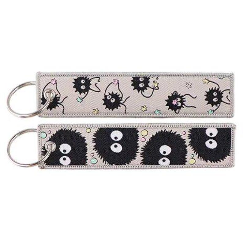 Embroidered Anime Keychain: Studio Ghibli Edition, Jet Tag Keychain Color: 3