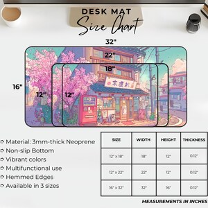 Fantasy Dragon Landschaft Gaming Schreibtischmatte, XL erweiterte Mauspad, Immersive Arbeitsplatz Zubehör Bild 2