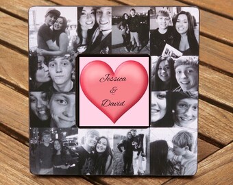 boyfriend collage picture frame unique graduation gift etsy