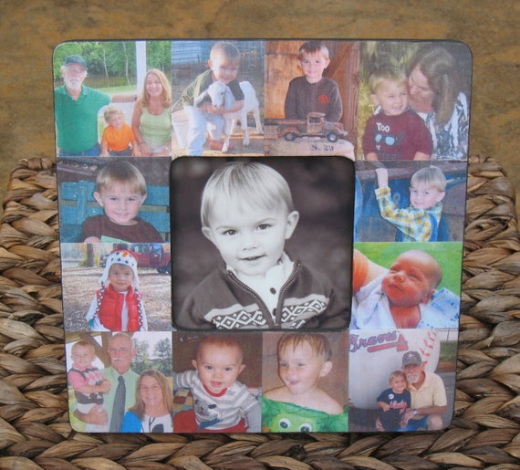 Baby Collage Picture Frame Baby S First Year Unique Etsy