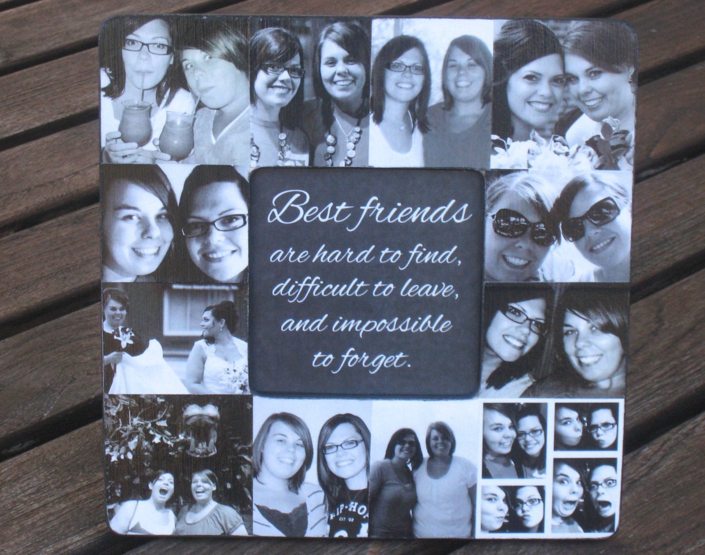Best Friends Collage Picture Frame Personalized Maid Of