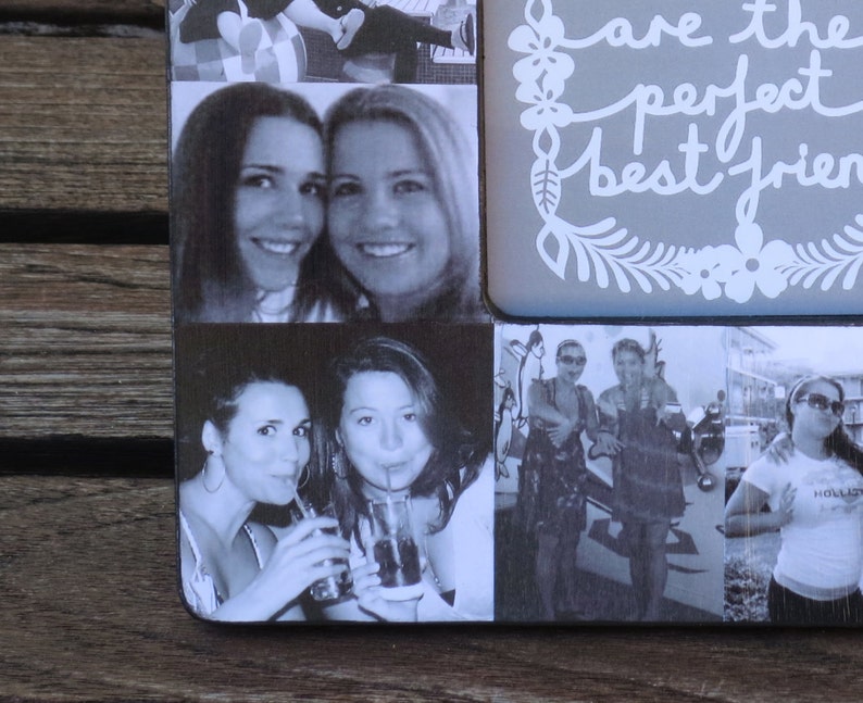 Bridesmaid Collage Picture Frame Parent Gift Birthday Custom Collage Maid of Honor Frame Personalized Sister Gift Best Friends 8 x 8