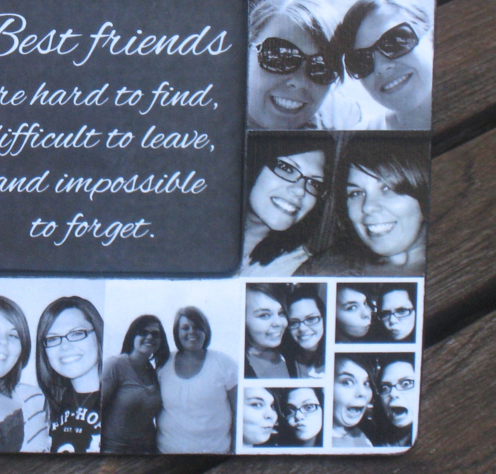 Best Friends Collage Picture Frame Personalized Maid of Etsy