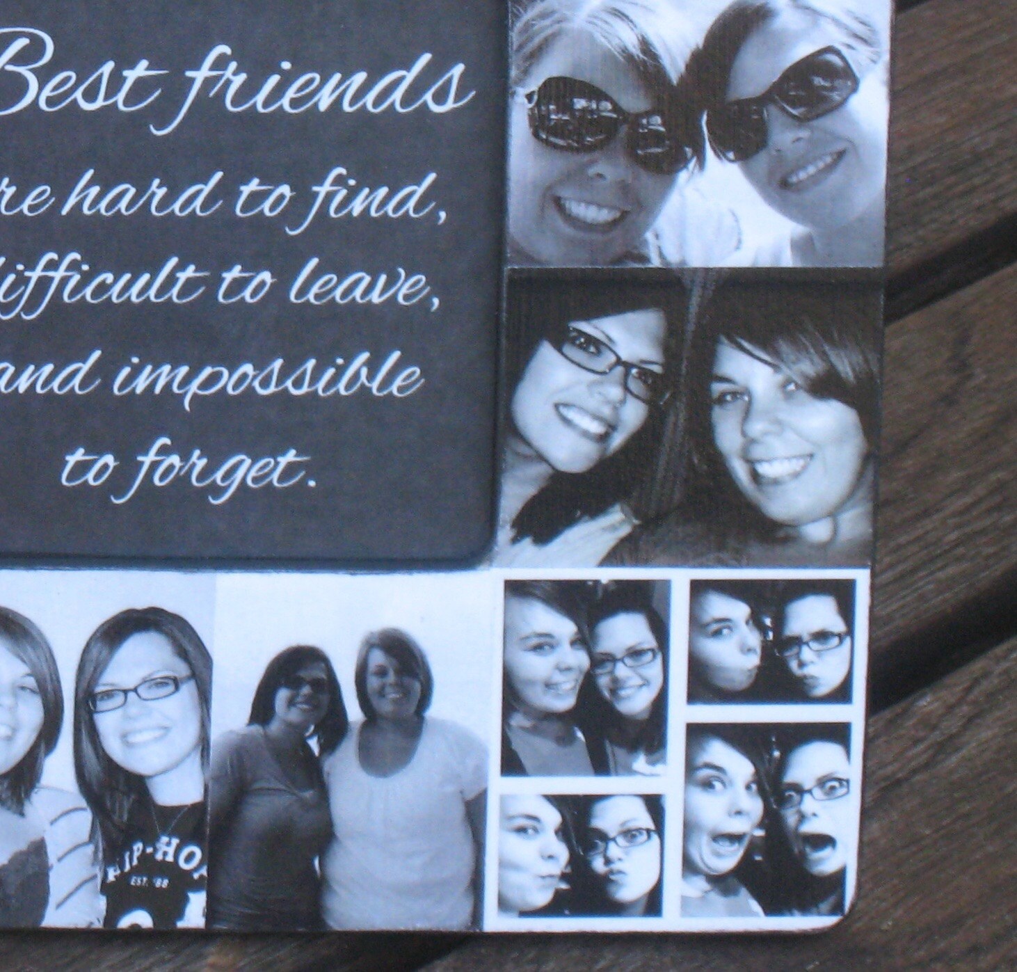 Best Friends Collage Picture Frame Personalized Maid of Etsy