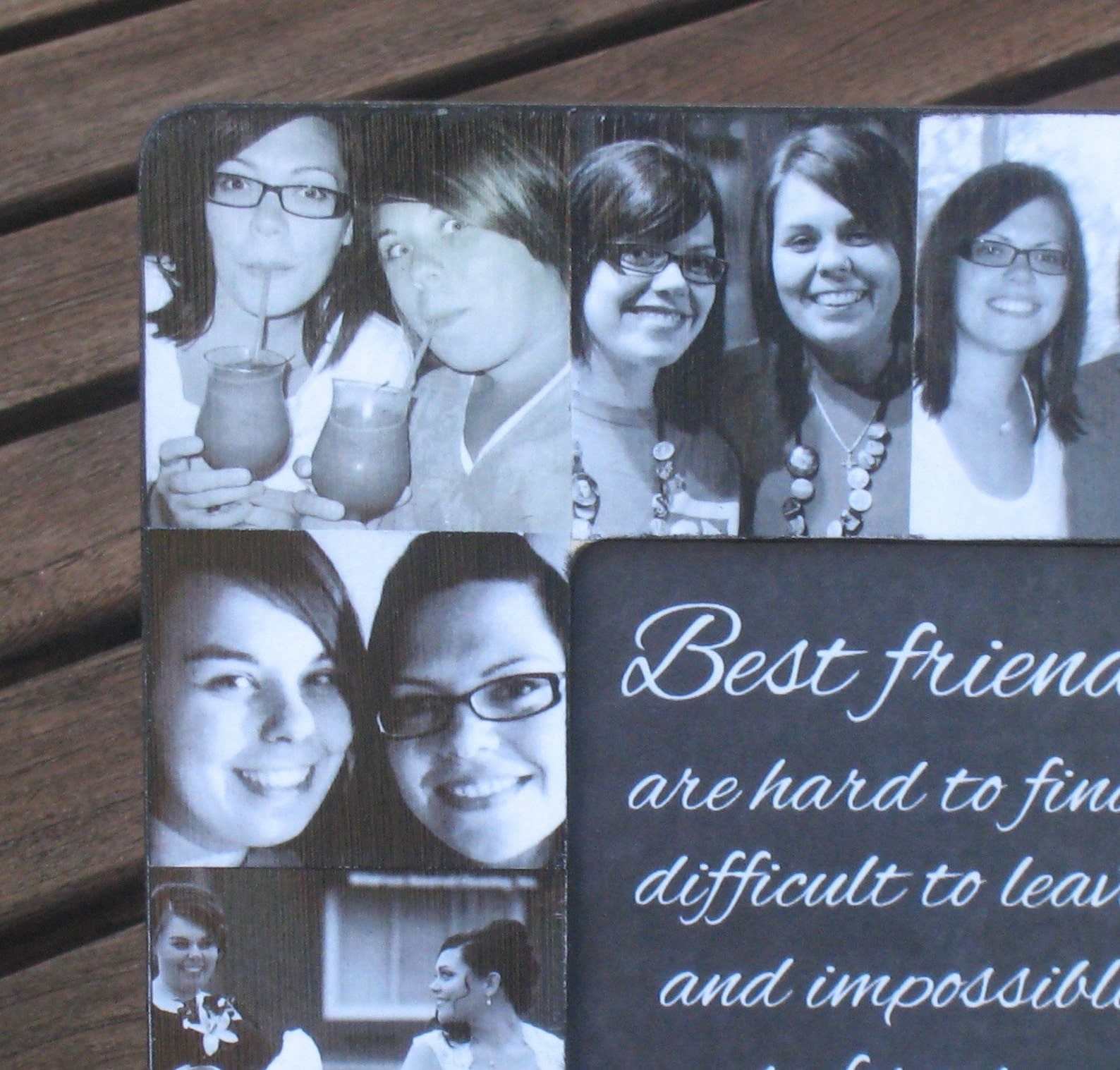 Best Friends Collage Picture Frame Personalized Maid of Etsy