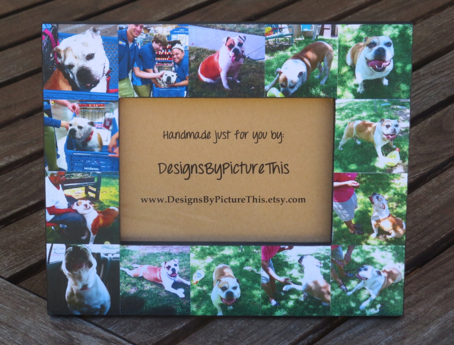 Pet Memorial Picture Frame Pet Collage Photo Frame Custom Etsy