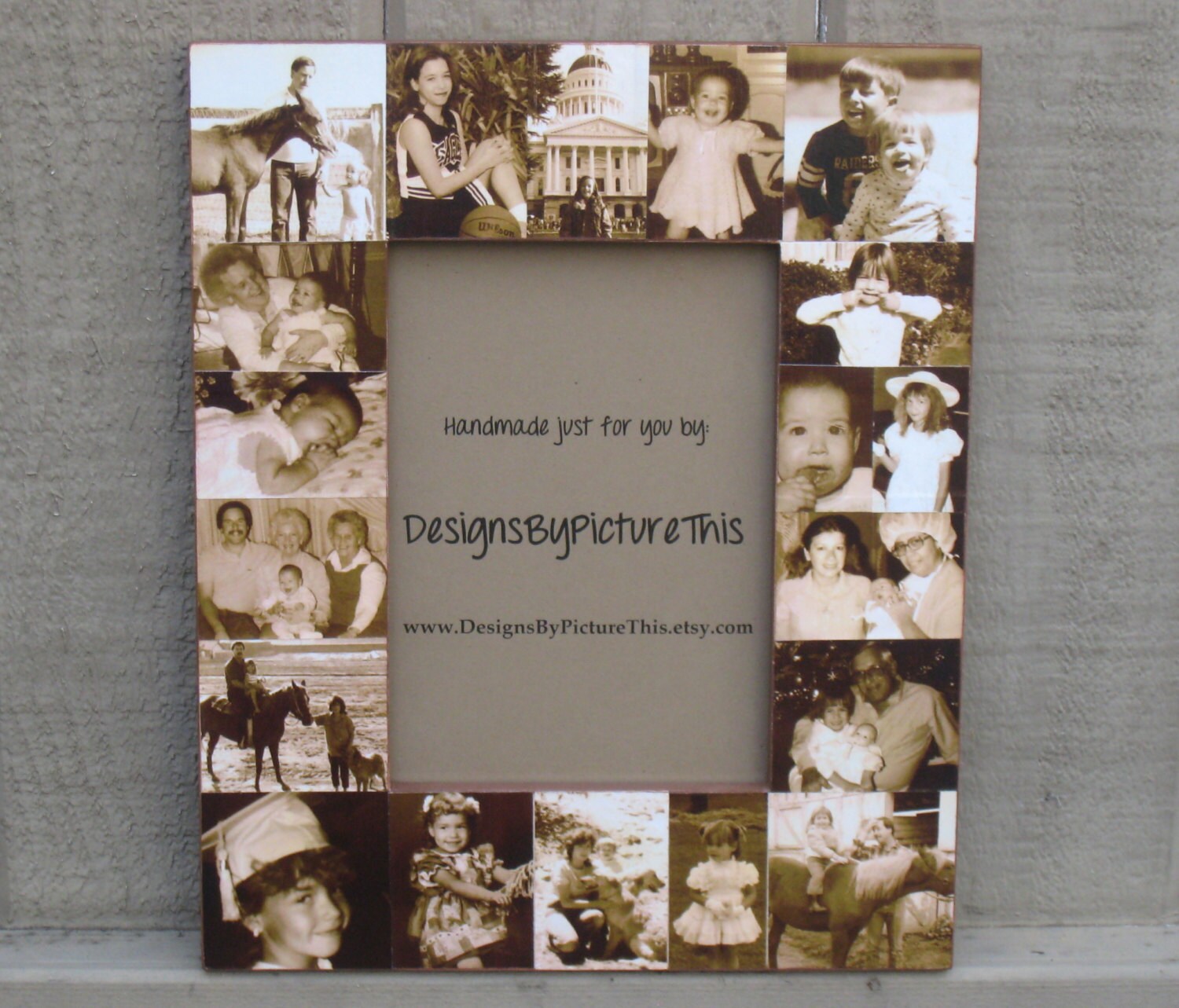 Mother of the Bride Collage Picture Frame Custom Parent's Etsy