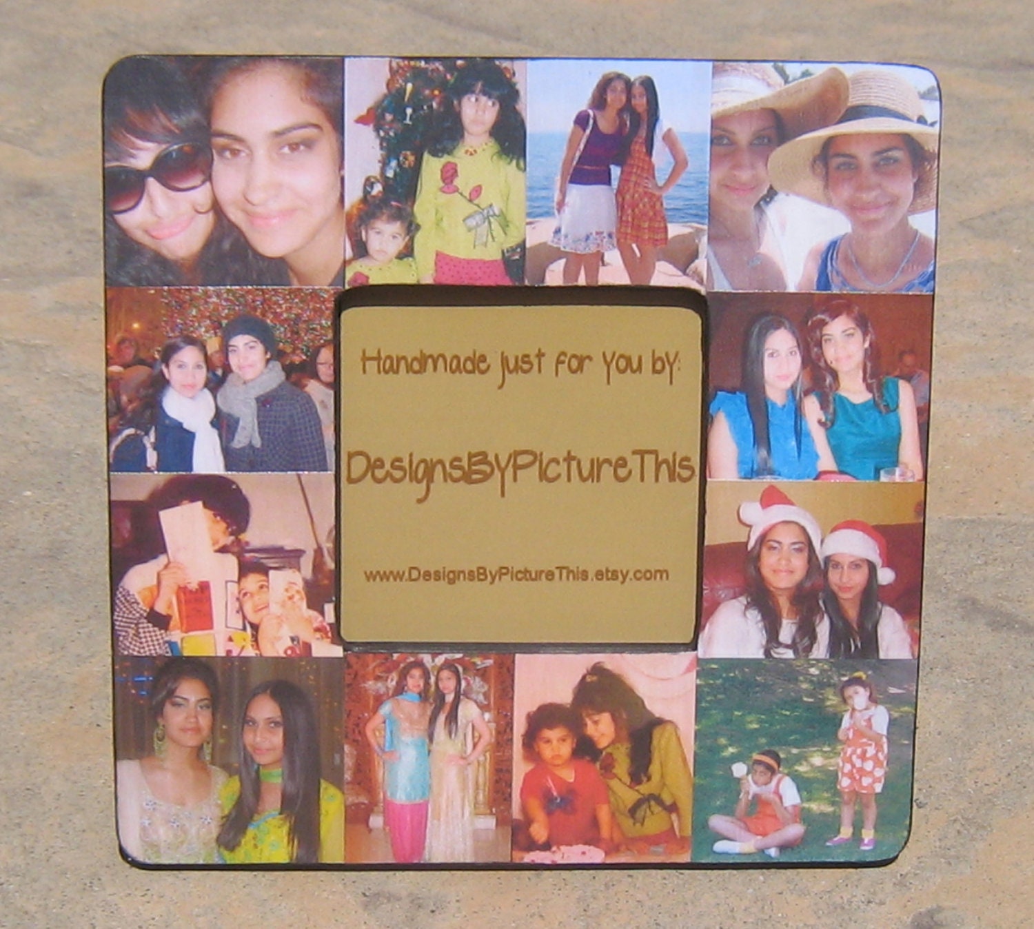 Best Friends Collage Picture Frame Unique Sister Gift