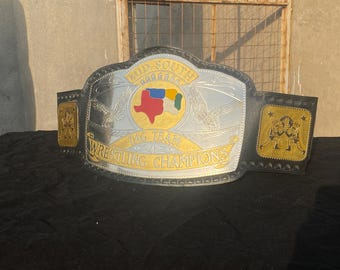 NWA Mid-South Tag Team Wrestling Championship-titelriem 2 mm/4 mm Messing platen Boxing League Fighting League-trofeeën