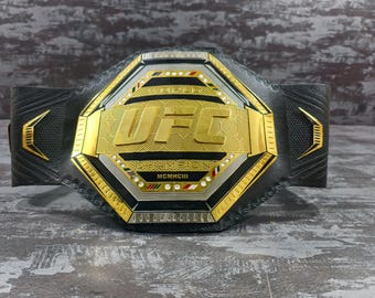 New UFC Legacy Championship wrestling Real Leather Strap Belt 2MM Brass Adult size boxing fighting trophies good quality belt