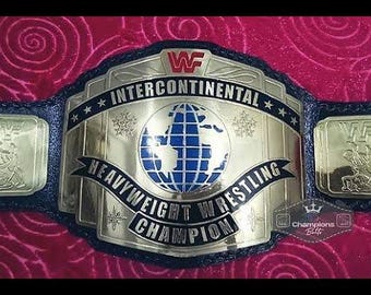 1990’s Era WWF Red Logo Intercontinental Championship Belt 4mm thickness