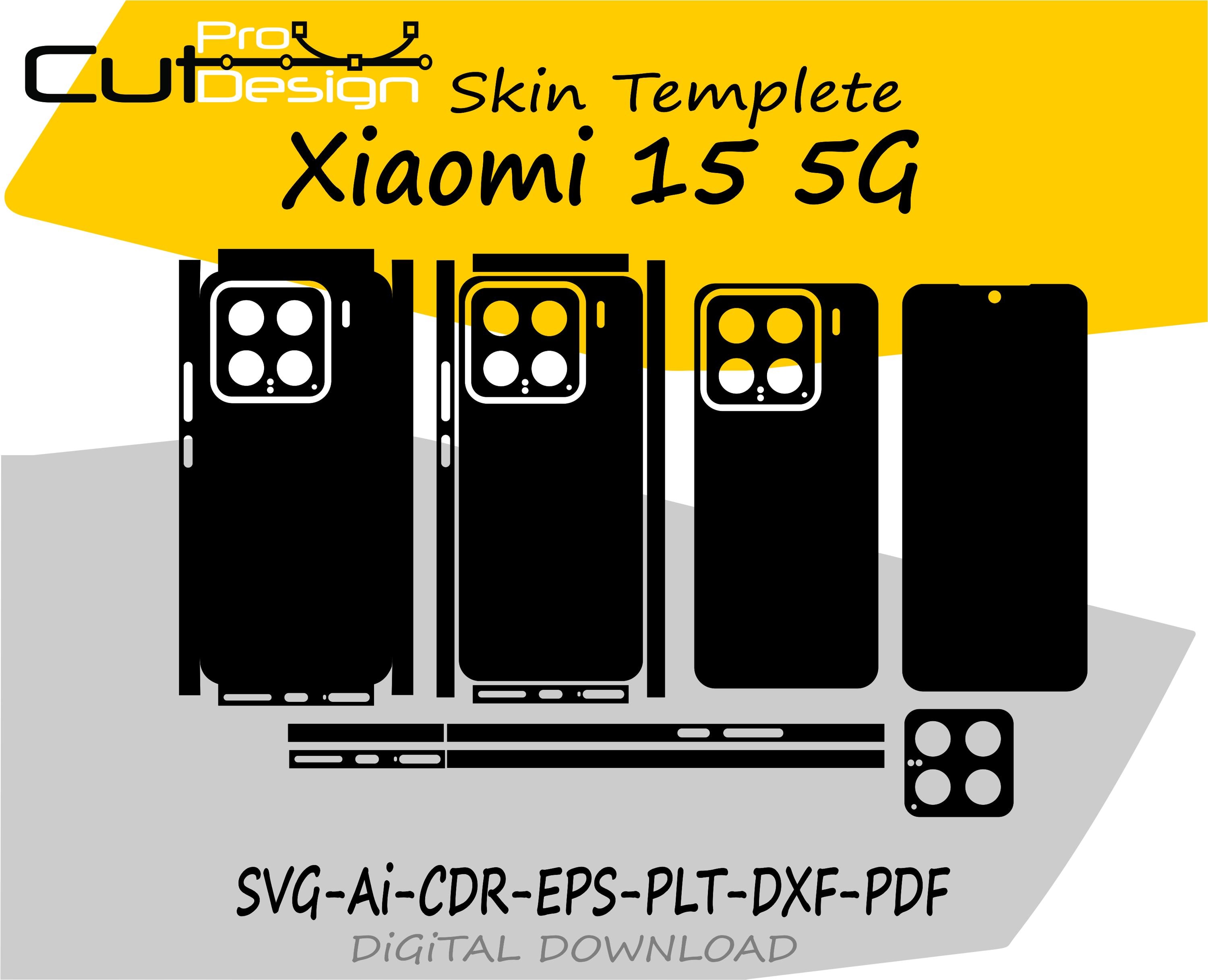 Xiaomi 15 5G skin vector template skin layout skin die cuts - Xiaomi 15 Skin cut file - Xiaomi 15 SVG CUT FILE - Xiaomi 15 Skin Template