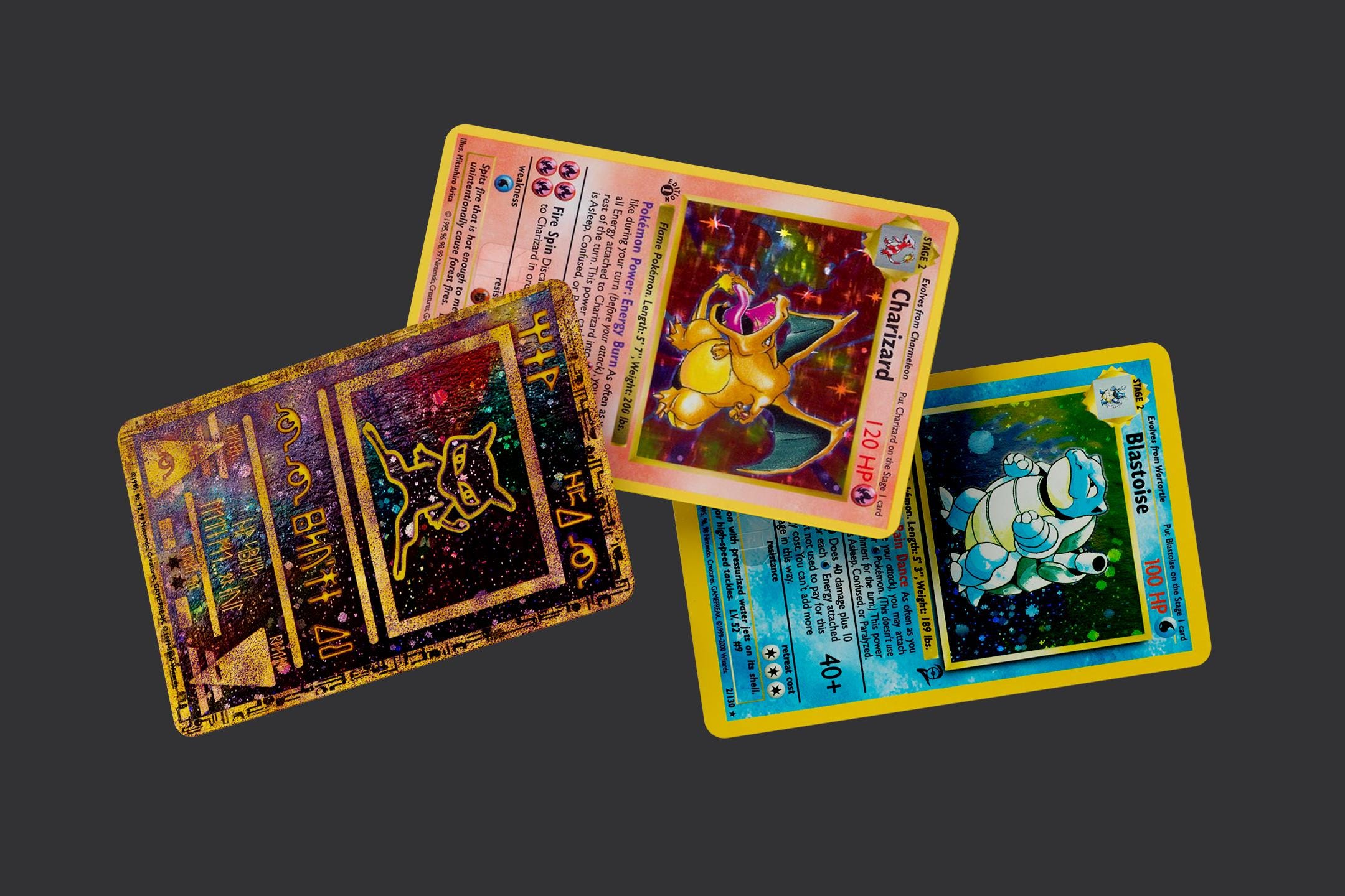Charizard Venusaur Blastoise Card - Etsy