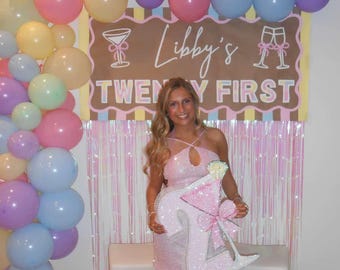 21st Birthday Sign! (message me first to create mockup)