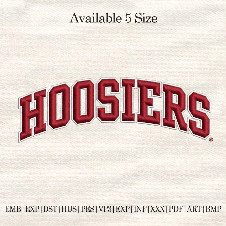 Arched Varsity Letter Embroidery Design, College Style Satin Stitch ...