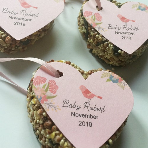 25 Baby Shower Favors Bird Seed Favors Baby Shower Girl Etsy
