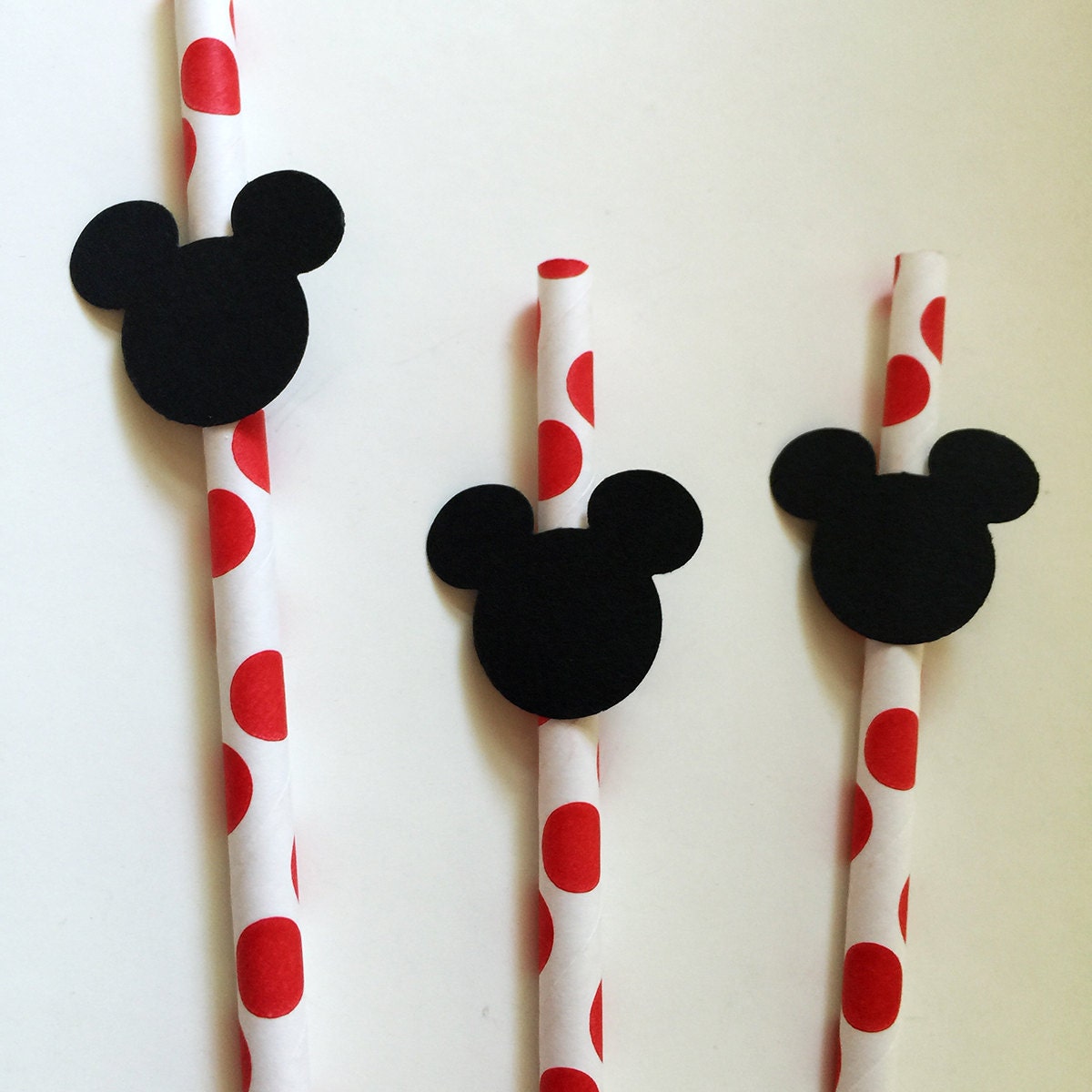 10 Mickey Mouse straws Mickey party favor Etsy