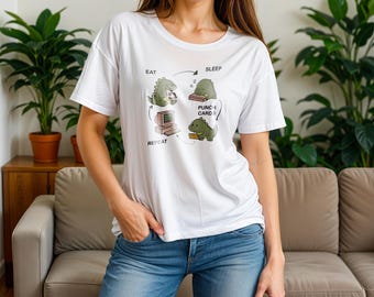 Retro COBOL Programmer T-Shirt, Punch Cards & Dragons