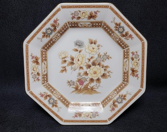 Vintage Mikasa Antoinette Salad Plates (Set of 2) | Octagon Floral China
