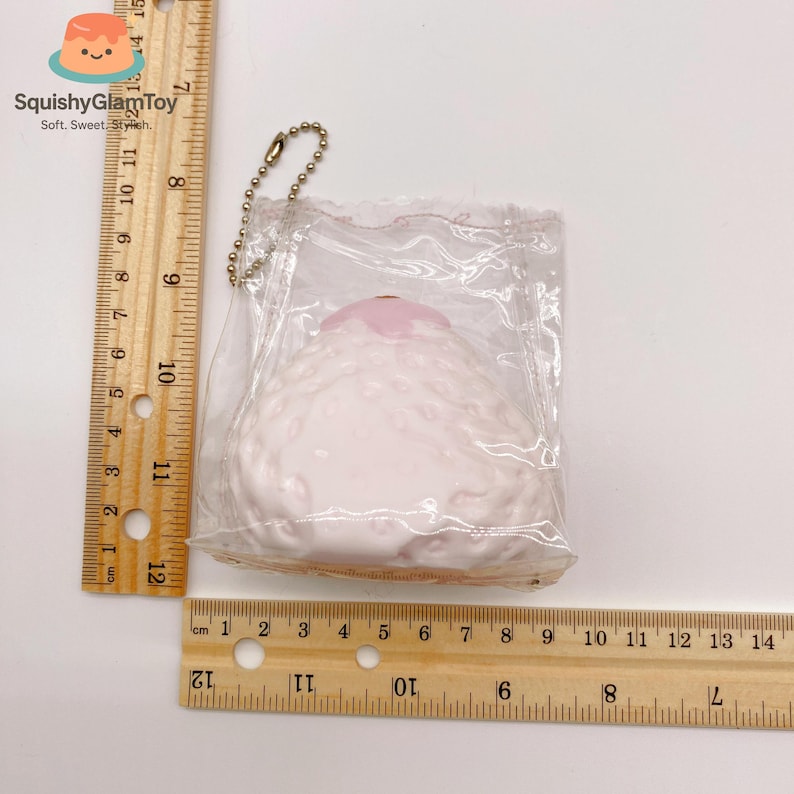 Squishy Ruler Sakura Pink Squishy Set | 3-piece Kawaii Dessert Squishy Bundle ...