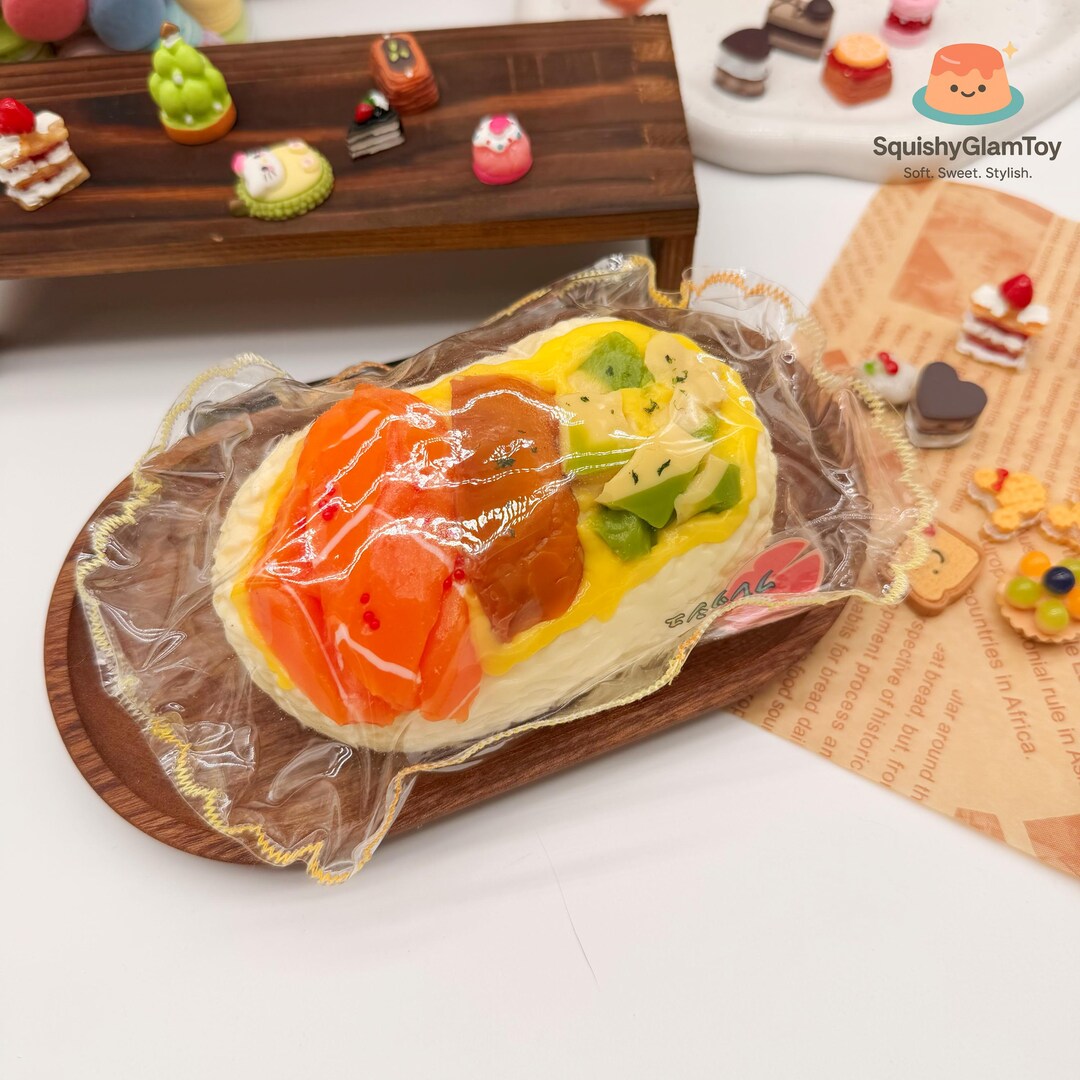 Seafood Egg Rice Roll Squishy - Etsy