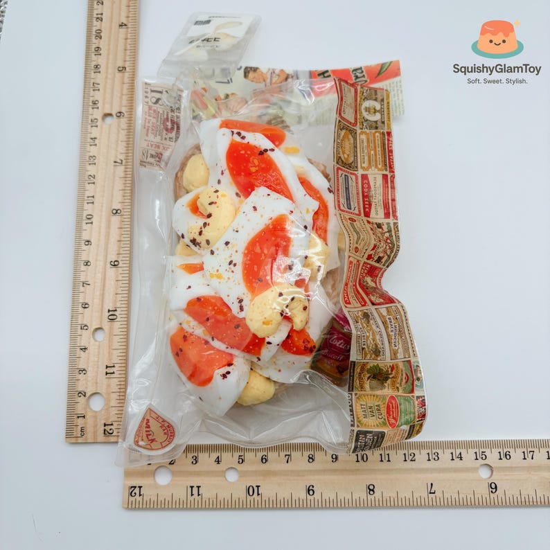 Squishy Ruler Boiled Egg Toast Squishy | Realistic Food, Slow Rise Stress Toy - Etsy