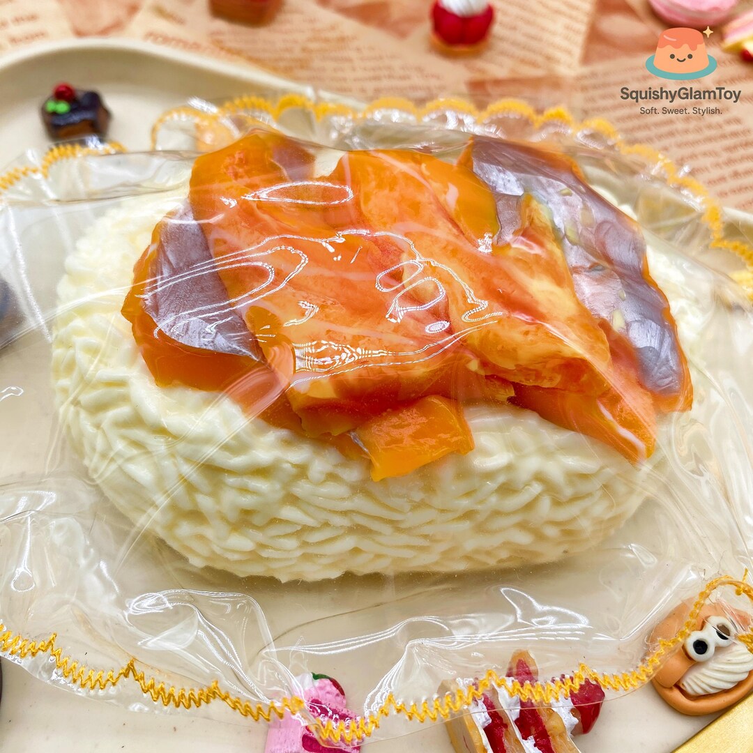 Squishyglamtoy Salmon Sushi Squishy – Soft & Slow Rising Rice Roll Toy ...