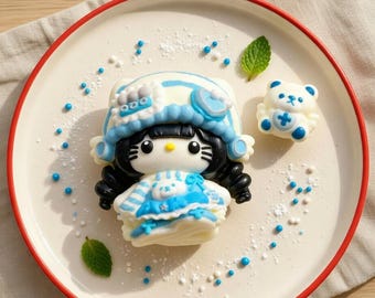 手作りタバスクイーズ - ブルーテディベア - Etsy 日本