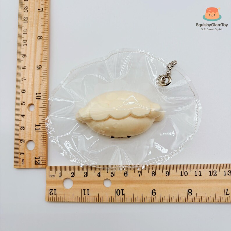 Squishy Ruler Kawaii Dumpling Squishy | Cute Bao Bun Stress Relief Toy | Soft Slow ...