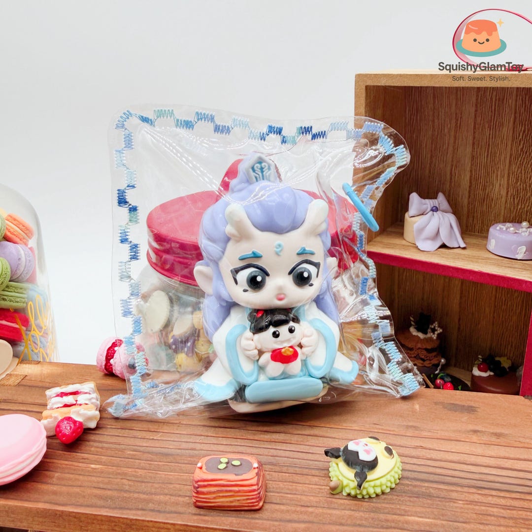 Nezha Style Squishy – Dragon Prince Inspired Kawaii Charm - Etsy