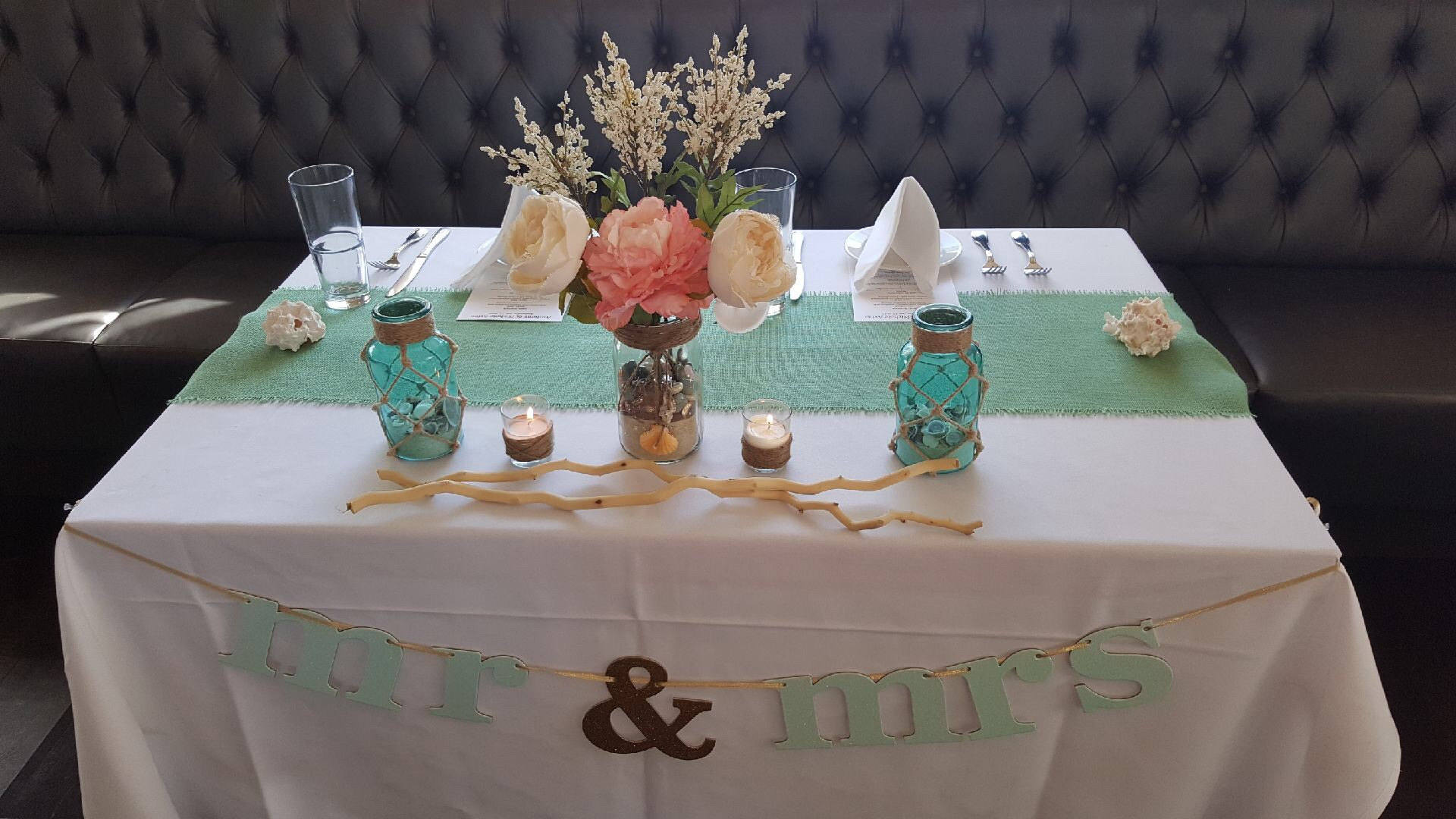 Mint Green Burlap Table Runner Mint Wedding Decor Seafoam Etsy