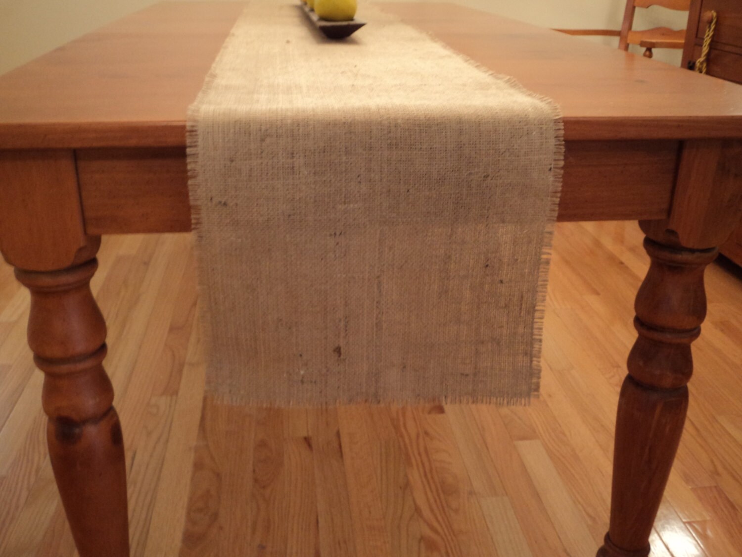 10 inch Wide Burlap Runner Narrow Table Runners Rustic Table Etsy